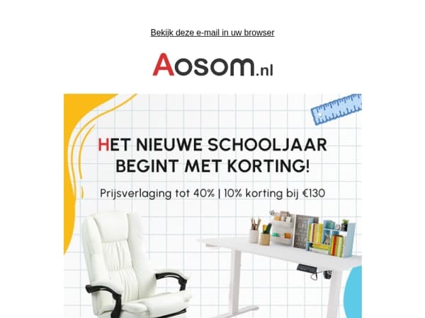 Klaar voor het nieuwe schooljaar?