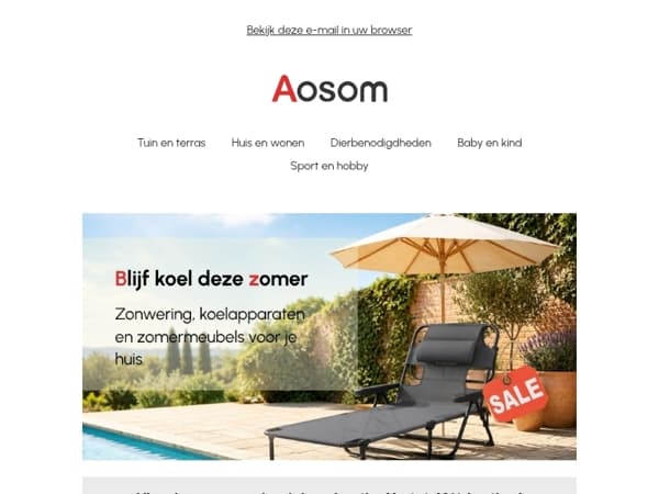 Blijf koel deze zomer: alles voor je huis