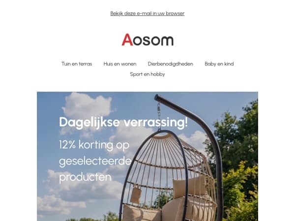 Elke dag 12% korting 🎁