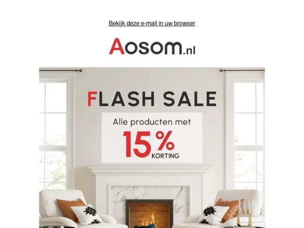 🏷️ Laatste Kans: 15% korting op alle artikelen!