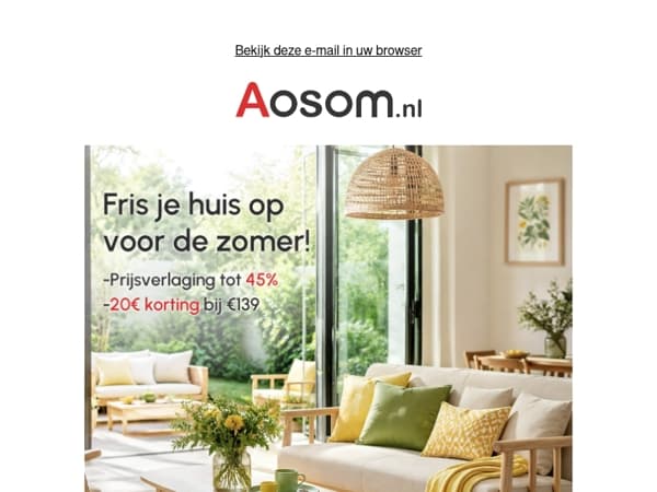 🌿 Summer Starts at Home – begin nu met uw zomermake-over!