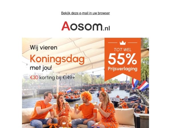 🧡 Trek oranje aan en bespaar mee!