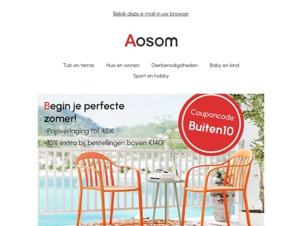 Zomerklaar wonen? 🌞 Ontdek onze favorieten!