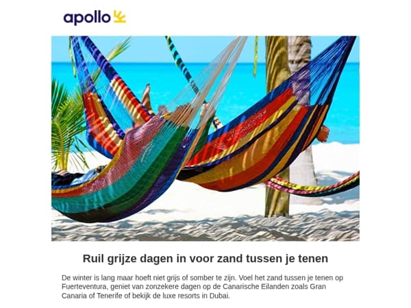 Nu online: winterzonvakanties 2025-2026