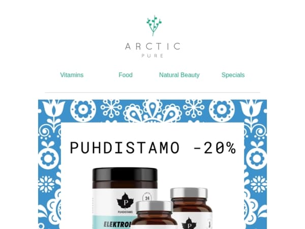 🔥 Hot summer, cool prices – Puhdistamo now 20% off!