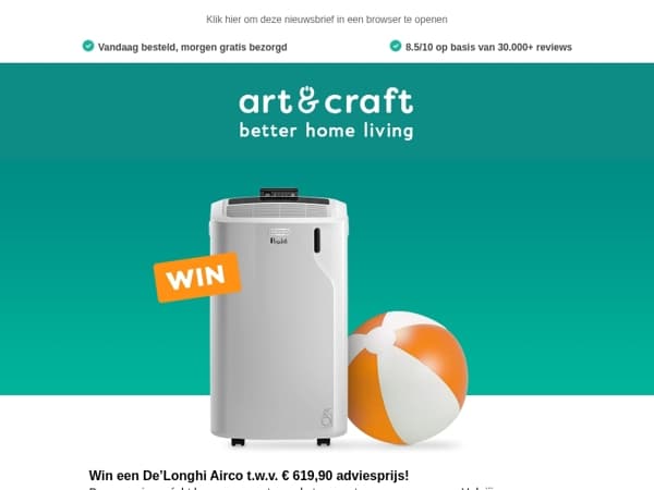 Win een gratis De'Longhi Airco! 🔥