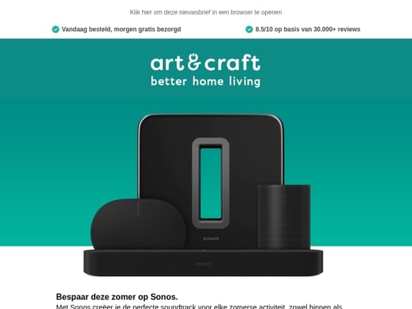 Bespaar op Sonos, LG,  Samsung & meer! 🔥