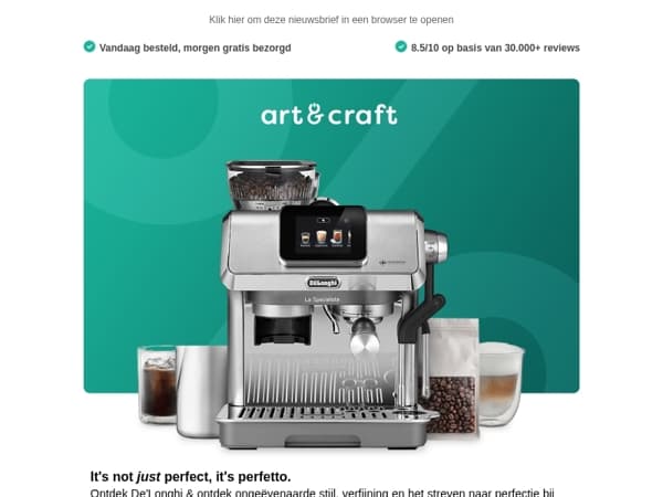 Ontdek De’Longhi, gratis soundbars, oortjes & meer 🔥