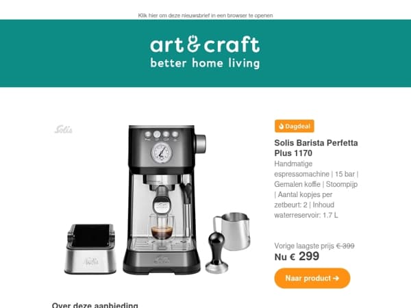 DAGDEAL: Solis Barista Perfetta Plus 1170 🔥