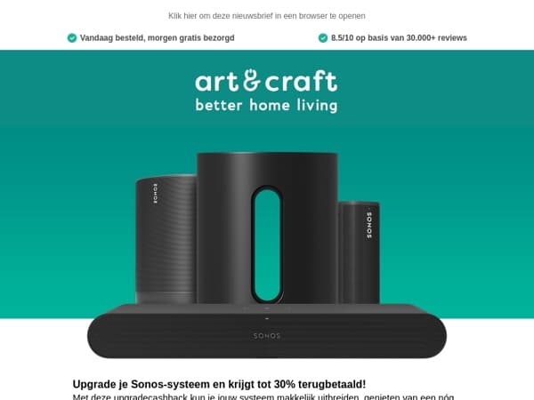 Upgrade, bespaar én ontvang cadeaus 🎁