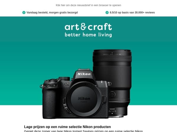Heel wat aanbiedingen op Nikon, Audio Pro, Nespresso & meer! 🔥