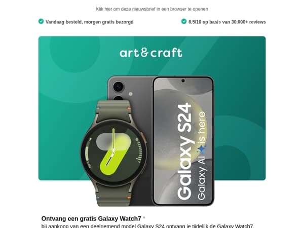 Gratis Samsung smartwatch, hoge kortingen op Sonos & meer 🔥