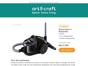 DAGDEAL: Bosch BGS1K330