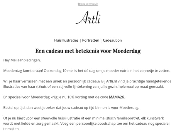 Moederdag komt eraan 💛