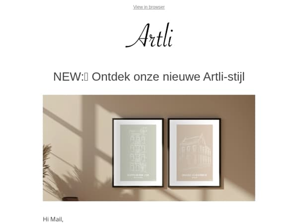 🖼️  Nieuwe Artli stijlen! Welke kleur past het beste bij jou? 