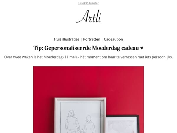 Mail, maak Moederdag speciaal met een gepersonaliseerd cadeau! 🌷