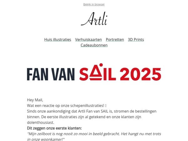 De eerste schepen zijn al getekend! 🚢