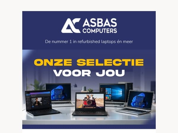 Topkwaliteit laptops, maar dan vriendelijk voor je budget.