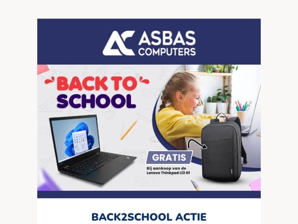 ✏️ Back2School voordeel!
