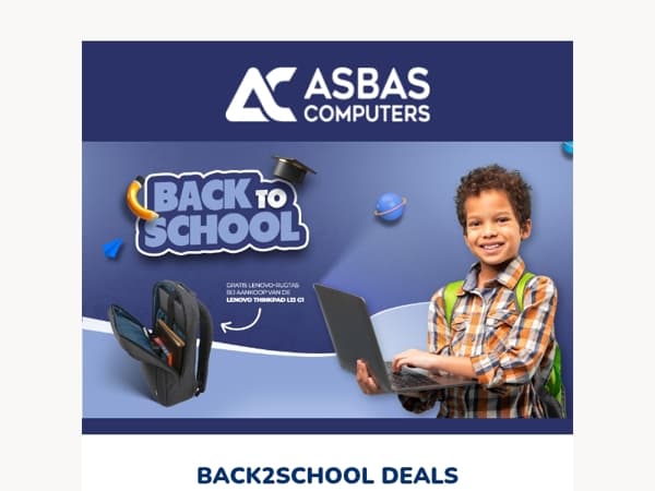 Back2School deals die je niet wilt missen ✏️