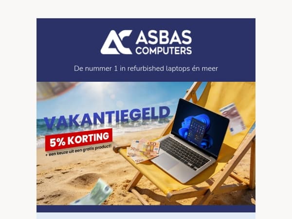 Slimme vakantiegangers kiezen refurbished!