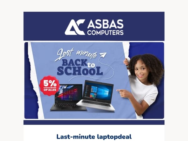 Last-minute laptopdeal
