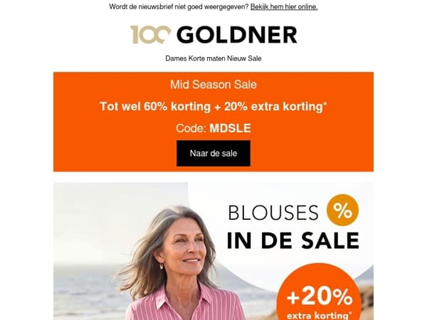 20% extra korting in de Mid Season Sale