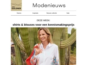 Shirts & blouses voor een kennismakingsprijs
