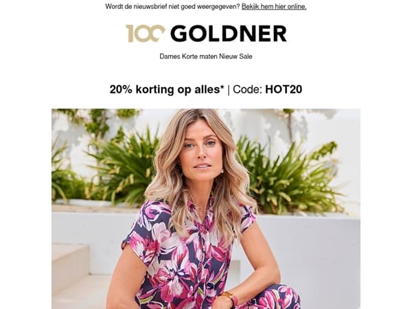 📢 20% korting op ALLES voor de start van de zomer