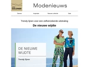 Nu zeer trendy: wijde broeken