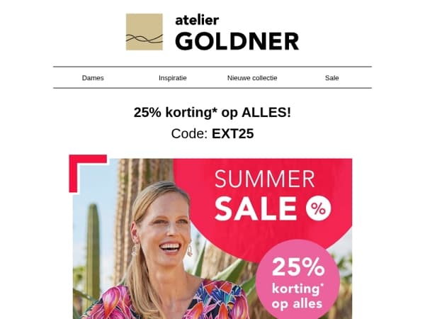 🛍️ 25% korting op alles!