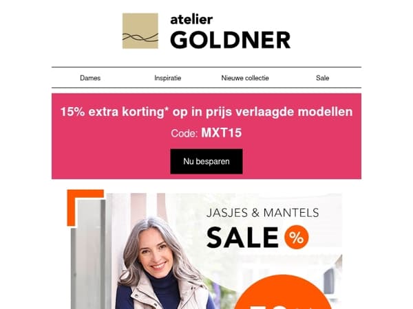 Alleen vandaag en morgen: Tot wel 50% korting + 15% extra korting