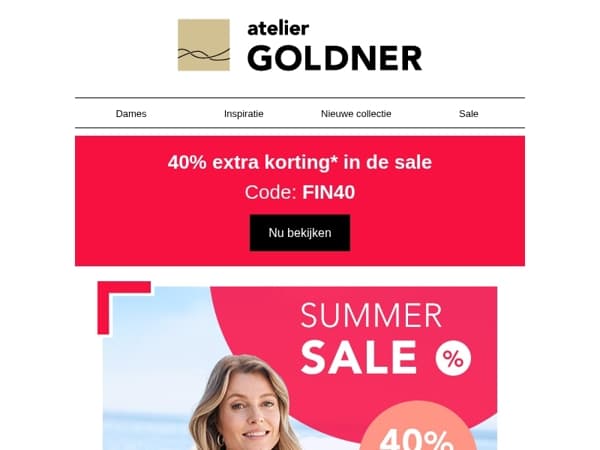 Laatste kans – 40% extra korting!