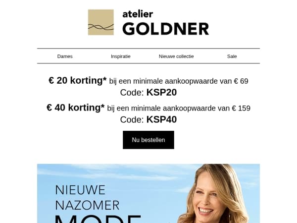 € 20 of € 40 korting - u beslist