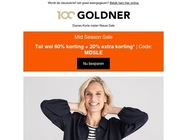 Grote merkensale + 20% extra korting