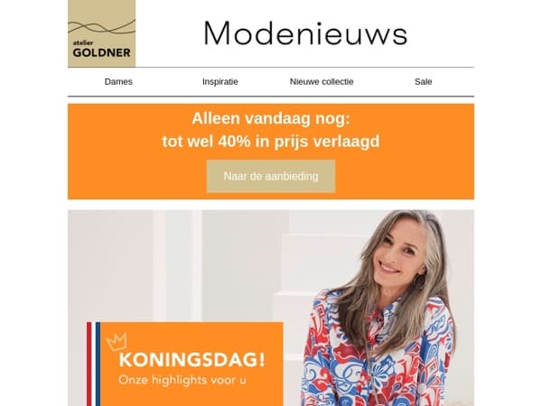 🧡 Onze highlights voor u op de dag na Koningsdag