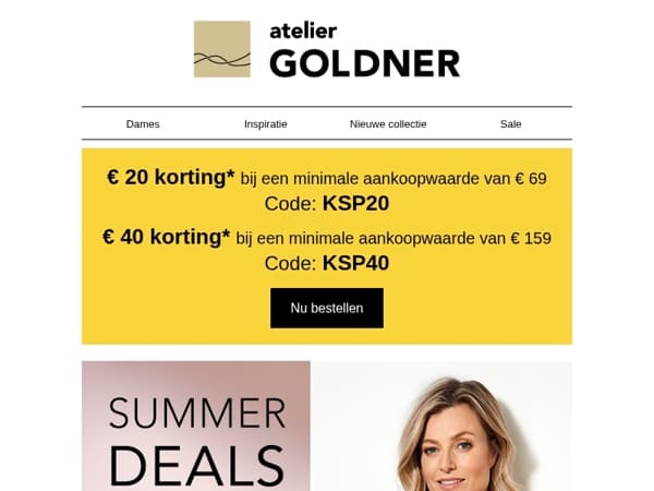 Nog één week geldig: Summer Deals v.a. € 12