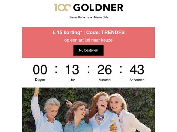 🔔 Laatste dag: uw € 15 korting