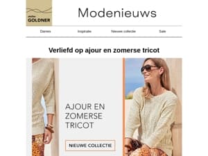Verliefd op ajour en zomerse tricot