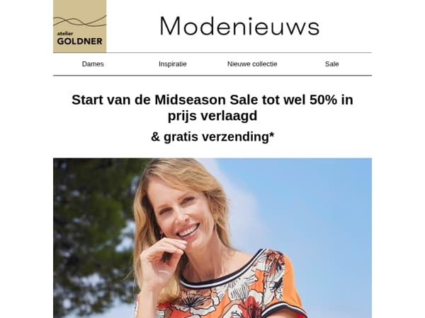 Start van de Midseason Sale – bespaar tot wel 50%!