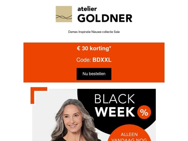 ⏰ Alleen vandaag nog: € 30 korting