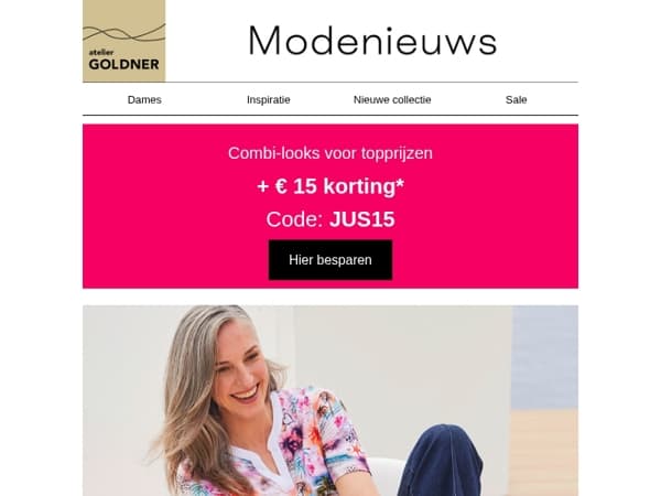 Tijdelijke aanbieding: € 15 korting