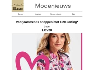 Er hangt liefde in de lucht: € 20 korting