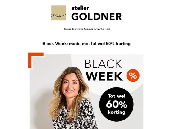 🖤 Black Week: uw favoriete modellen met tot wel 60% korting 🖤