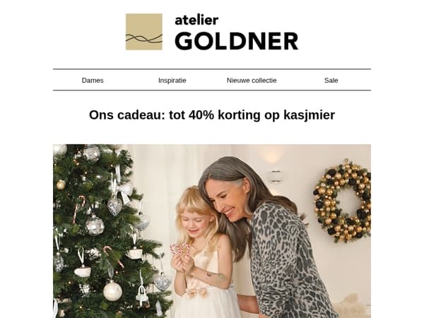 Premium kasjmier tot wel 40% korting
