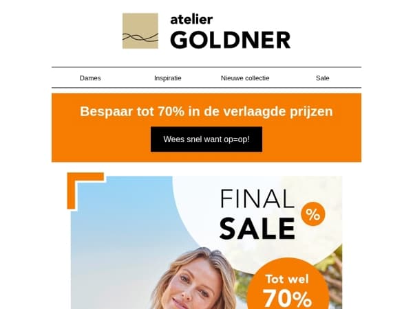 Shop nu highlights met kortingen tot wel 70%