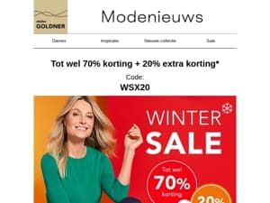 Dubbel besparen in de wintersale