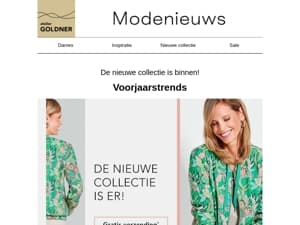 Nieuw: trendcollectie in het voorjaar