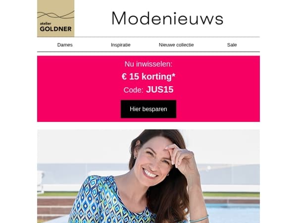 Nieuwe collectie shirts: nu 25% in prijs verlaagd