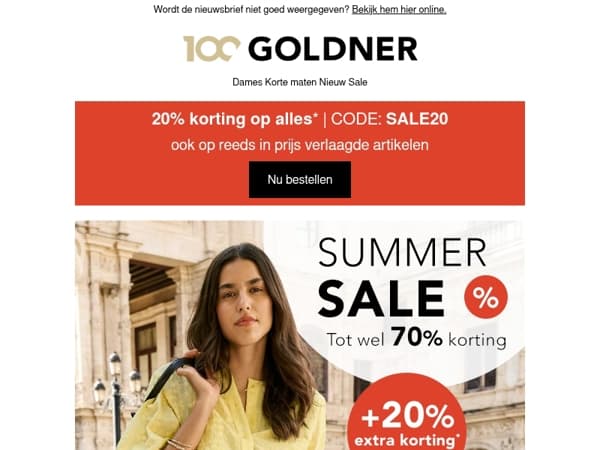 Grote merkensale: alles tot wel 70% korting